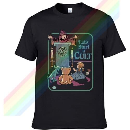 Little Girl Dog Dinosaur Retro Casual T Shirt Mens Summer Black 100% Cotton Short Sleeves O-Neck Tee Shirts Tops Tee Unisex