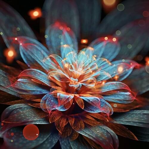 HJMGL 5D DIY Full Diamond Painting Petal Rhinestones Embroidery Flower Diamond Mosaic Art Home Decor