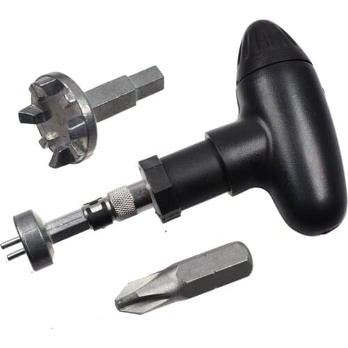 Golf Spike Ratchet Handle Wrench Tool Bits Golf Remover Ripper Steel Ratcheting Shoe Cleats Practical Club