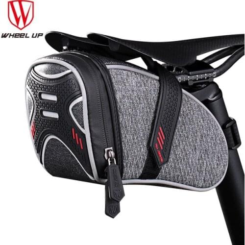 Wheel up Bicycle Bag rear Rainproof Saddle Bag Reflective Bike Bag Mountain Cycling Rear Seat Bag MTB Bike Accessories