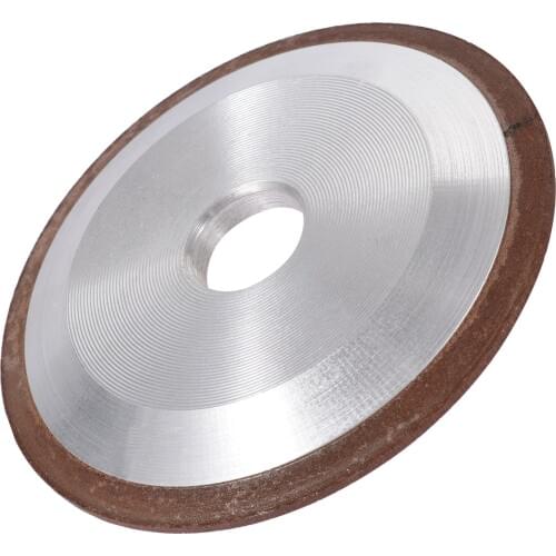 Mayitr One Side Cone Resin Diamond Grinding Wheel Disc Sharpening Emery Power Tools 125mm 150 Grit