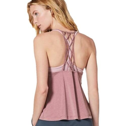 Taping Yoga Running Vest Cotton Gym Tank Top For Women Workout Fitness Sports Tops Summer Sleeveless Shirt