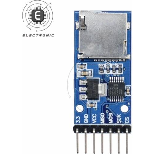 DC 3.5-5V Micro SD TF Card Storage Memory Module SPI Level Conversion For Arduino With Two Positioning Holes