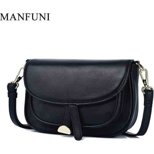 New Arrival Genuine Leather Women Shoulder Bags Luxury Ladies Crossbody Bags 2020 Fashion Messenger Bag Small Flap Bags for Lady