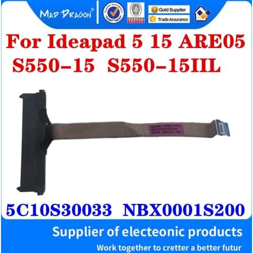 New Original 5C10S30033 GS557 NBX0001S200 For Lenovo Ideapad 5 15 ARE05 / S550-15IIL Laptop SATA HDD line Hard Drive Flex Cable