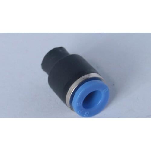PPF 4 6 8 10 12 14 16mm Pneumatic End Cap Air Fitting Straight Push Plastic Fitting For Hose Pipe
