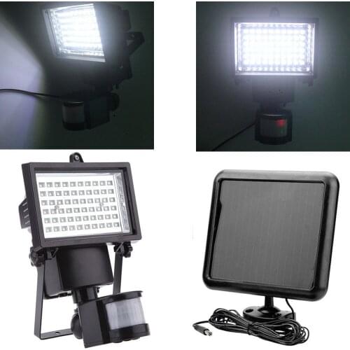 Solar Power Panel 60 100 SMD LED Flood Light Motion Sensor Outdoor Garden Yard Street Path Landscape Seucrity Lamp Floodlight