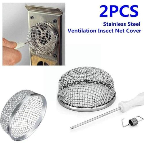 Steel Mesh Ventilation Insect Net Cover with Installation For RV Accessories Tool A6C5