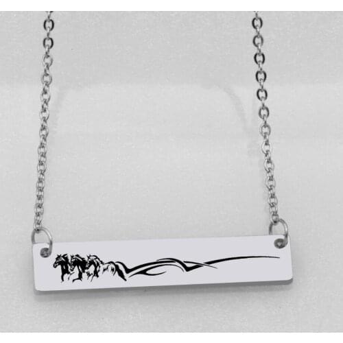 Ufine jewelry dad gift pendant army card dad I pick you as best dad stainless steel customed necklace N4469