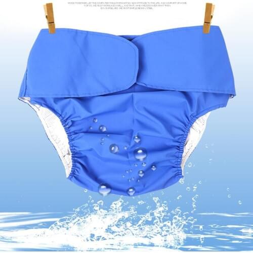 Pororo Adult elderly can wash cloth diape Old Urine Does Not Wet diaper Pants Incontinence Waterproof Cotton Diapers Pants D20