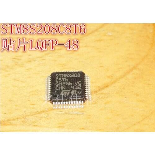 Xinyuan 1pcs 5PCS 10PCS STM8S208C8T6 STM8S208 8S208C8T6 24 MHz STM8S 8-bit MCU up to 128 Kbytes Flash LQFP-48 in stock