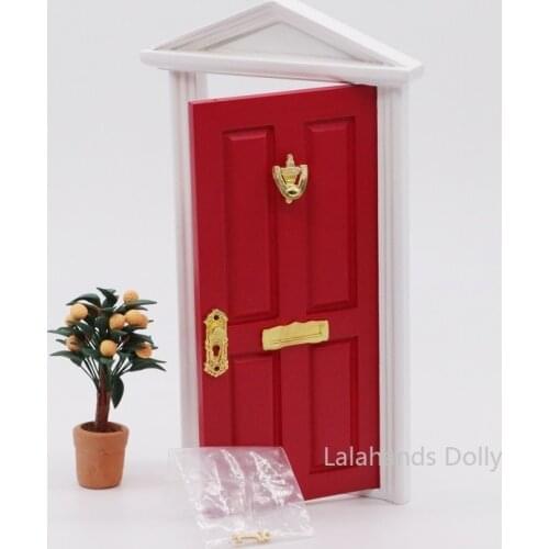 1:12 Dollhouse Mini Exquisite Yard Door (Can be Open) Scene Model for Dollhouse Furniture Decorative Accessories