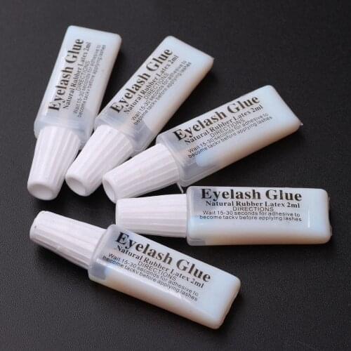 1/2/5Pcs Professional Eyelash Glue White Waterproof Eyelash Glue False Eyelashes Makeup Fake Lash Glue Lashes Cosmetic Tools