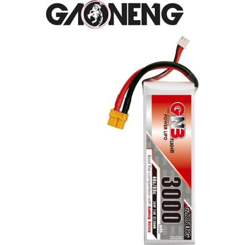 1-3pcs GNB 3000mAh 7.4V 2S 40C/80C Lipo Battery With T/XT60/XT90 Plug For RC Helicopter Quadcopter FPV Racing Drone Parts