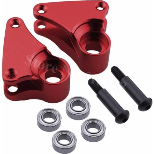 2pcs Aluminum Rocker Arm (Rear) & Bearings 4x8x3mm For Traxxas 1/16 Slash 4WD E-Revo Summit VXL RC Hobby Car Hop Up Parts 7158