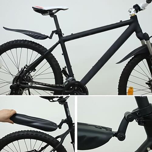 2Pcs Bicycle Mountain Bike MTB Cycling Front Rear Fenders Splash Guard Mudguard