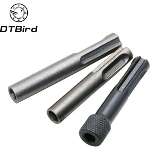 3pcs Adaptors Hex Shank Drill Bit Chuck Adaptor SDS Converter Nut Impact Driver Set For Drilling Tools 1/4" Hammer Drilling DT6