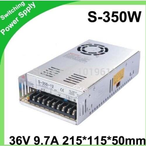 36V 9.7A 350W Switching Power Supply AC / DC Universal Regulated 110V/220V Adapter For LED Strip light