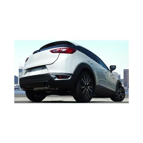 ABS Chrome Rear Fog Light Lamp Cover Trim 2pcs For Mazda CX-3 2015 - 2019