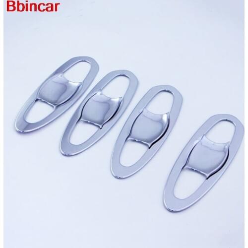 Bbincar Car Exterior Styling ABS Chrome Side Door Bowl Cover Trim For Toyota Innova 2016 2017