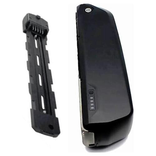 Free shipping little polly 5C down tube ebike battery case 52 Pcs 18650 cells ebike battery shark case for fat tire bike