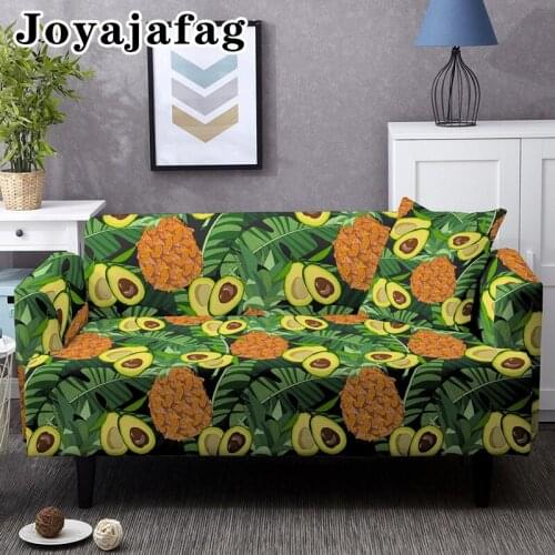Fruit Design Elastic Slipcovers For Pets Play Protector All-cover Couch Covers 1/2/3/4 Seaters Sofa Cover Dust Proof Washable