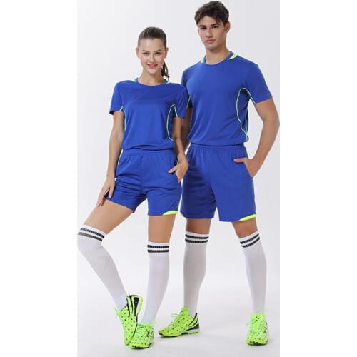 Kids Sports Suit of Football Training Suit Men Women Summer Soccer Set Blank Team Uniforms Customized DIY Ball Sportswear Kit