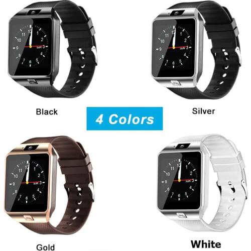 DZ09 Bluetooth Smartwatch Touchscreen Sport Wrist Watch Fitness Tracker Pedometer with SIM SD Card Slot Camera for Women Men Kid