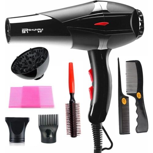 3200W Professional Hair Dryer Hot/Cold air Electric Blow Dryer Strong Power hairdryer Hair Salon Styling Tools with Nozzles
