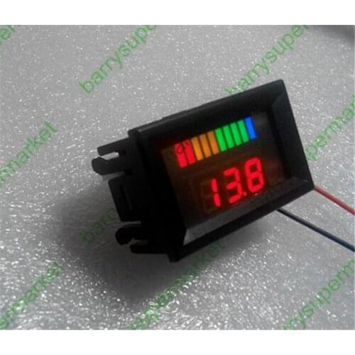 Battery tester Discharge voltage Indicator meter capacity Tester voltmeter Electric Vehicle Acid lead 12V-96V 48Vdefault