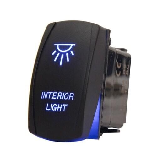 INTERIOR LIGHTS Car UNIVERSAL SWITCH DC 12V-24V Toggle ROCKER SWITCH LED Light Laser 12V 20A 5 Pins ON-OFF Switch for Car Boat
