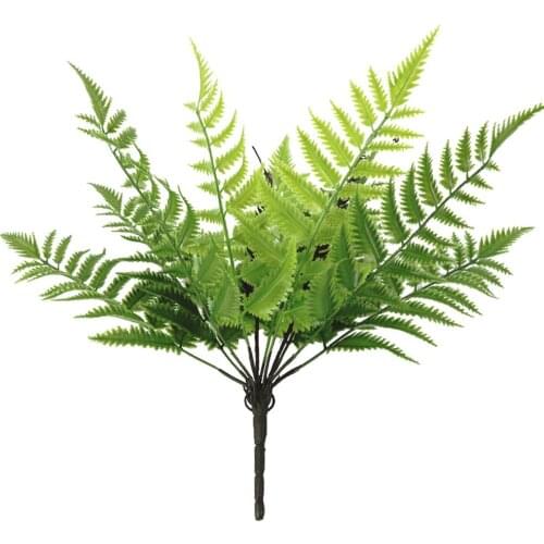 1Pcs Artificial Flower Leaves Plants Pretty Fake Lifelike Plastic Persian Grass Lysimachia Fern floral decoration