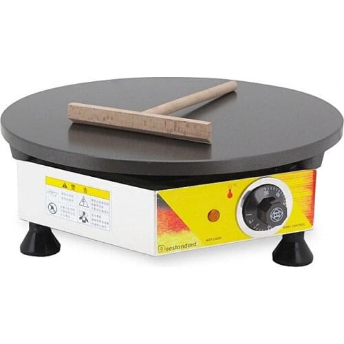 Commercial Electric Pancake Maker Heating Cooker Crepe Fruit Machine Non-stick Pancake Machine Burritos Machine Crepe Machine
