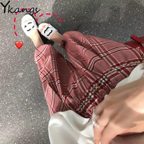 Summer Joggers Women Elastic High Waist Harem Pants Baggy Pants Women Harajuku Korean Style Sweatpants Loose Trousers Female New