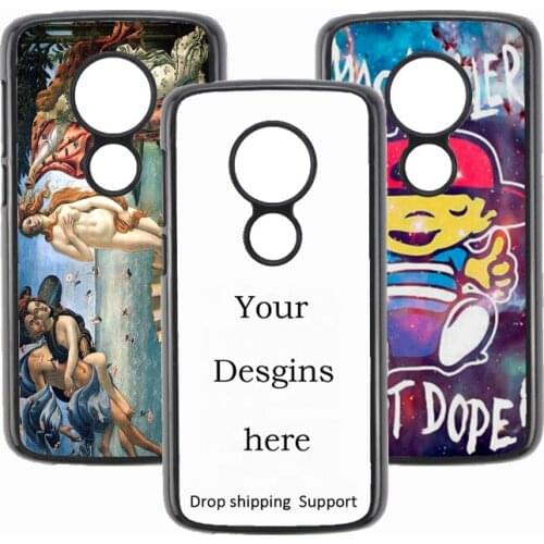 Cartoon phone case custom printed phone case for Motorola E5 Plus/E5 Play/G6/G6 Plus PC phone case dropshipping support