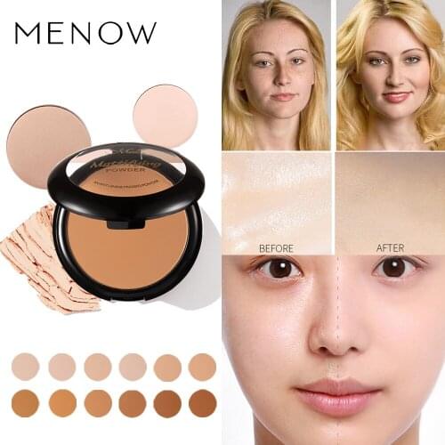 12 Color Natural Face Powder Mineral Foundations Oil-control Brighten Concealer Whitening Make Up Pressed Powder Base Foundation