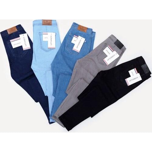 Autumn Jeans Women Black Denim Women Spring Denim Pants High Elastic Skinny Pencil Stretch Jeans Womens Clothing