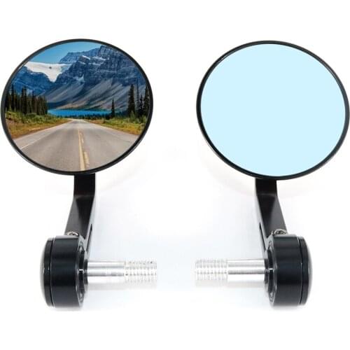 Fit For BMW S1000RR S1000R HP4 Motorcycle Cafe Racer Bar End Mirror Handle Bar Rearview Side Mirrors CNC Aluminum