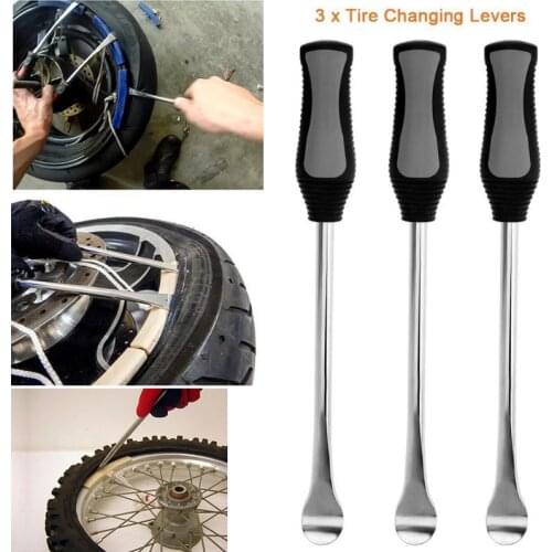 Motorcycle Bicycle Tire Changing Levers Auto Spoon Tire Kit Tire Changing Lever Tool Rim Protector Professional Tire Repair Tool