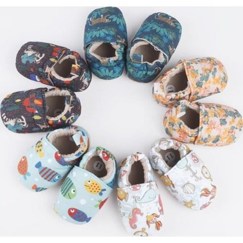 [simfamily] Baby Shoes Newborn First Walkers Infant Shoes Soft Infants Sneakers Baby Kawaii Shoes Lovely Cute Cartoon Shoes