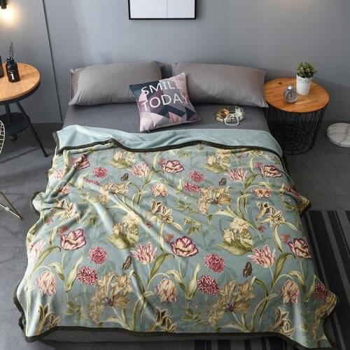 Modern Light Luxury Blanket Flannel Warm Soft Skin-friendly Throw Blanket For Sofa Bed Cover Shawl Blanket Home Textile