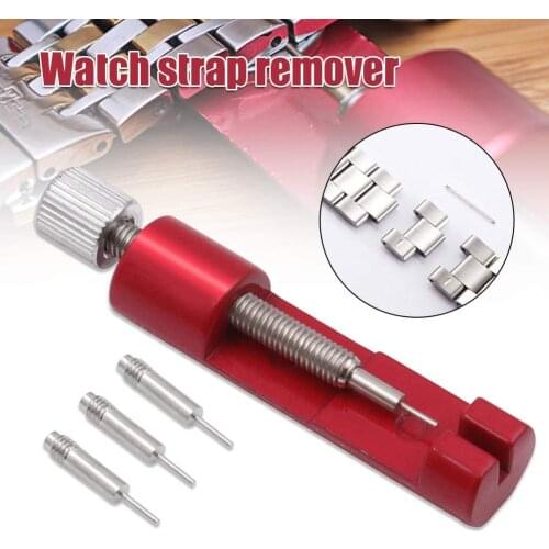 Steel Quanlity Watch Link Remover, Portable Watch Link Chain Remover Watch Repair Watch Band Link Removal Tool Kit