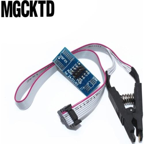 High quality SOIC8 SOP8 Test Clip For EEPROM 93CXX/25CXX/24CXX in-circuit programming on USB Programmer TL866CS TL866A EZP2010