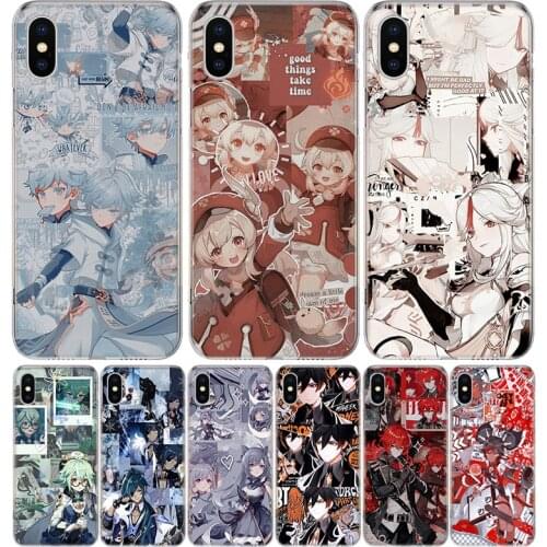 Game Genshin Impact Phone Case For iPhone 12 11 Pro 7 6 X 8 6S Plus XS MAX + XR 5S SE Mini 7P 7G Cover Coque Capa Shell