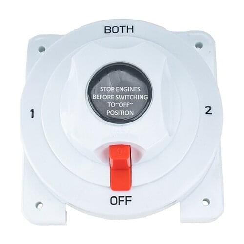 6-32V High-power cut-off switch Marine Boat RV DC Dual Battery Selector Switch 4-Position Isolator For Boat RV Vehicles