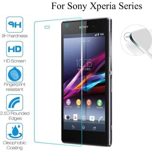 Tempered Film Protective Glass for Sony Xperia Z1 Z2 Z3 Z4 Compact Z5 Premium Toughed Screen Protector Smartphone Front Glass