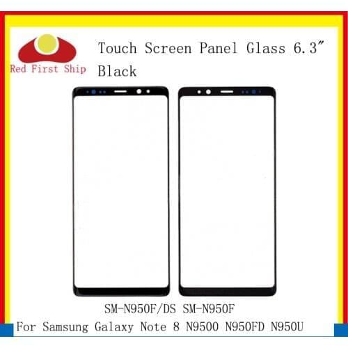 10Pcs/lot Touch Screen For Samsung Galaxy Note 8 Note8 N9500 N950FD N950U Touch Panel Front Outer Lens Note 8 LCD Glass Lens