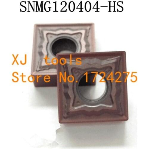 10PCS SNMG120404-HS carbide CNC inserts,CNC lathe tool,apply to stainless steel and steel processing, insert MSSNR/MSDNN