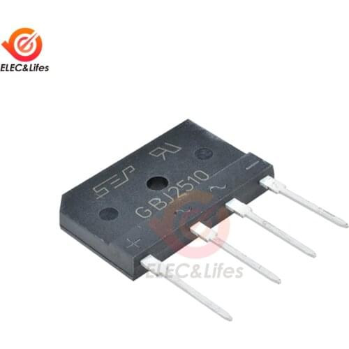 5Pcs 25A 1000V GBJ2510 Diode Bridge Rectifier GBJ 2510 power rectifier Electronic Components