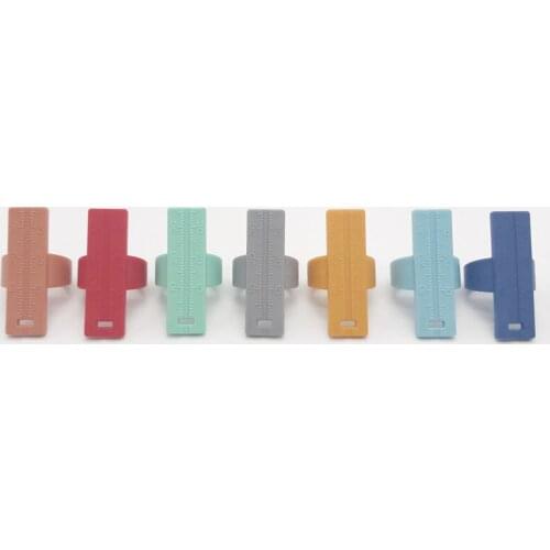 5Pcs Dentist Finger Ruler Measure Root Canal Needle Scale Endodontic Instrument For Dental